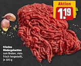 Rindergehacktes im Angebot bei REWE in Kamp-Lintfort Rindergehacktes Angebote bei REWE Kamp-Lintfort für 1,19 €