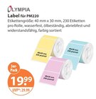 Label für PM220 von Olympia im aktuellen V-Markt Prospekt