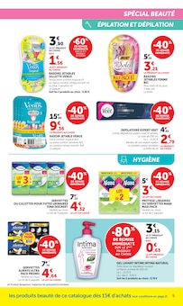 Promotion Lingerie dans le prospectus Super U, valable du 08/04/2026 au 19/04/2026 Promo Lingerie dans le catalogue Super U du moment à la page 9
