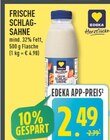 FRISCHE SCHLAGSAHNE im Angebot bei Marktkauf in Wesel FRISCHE SCHLAGSAHNE Angebote von EDEKA bei Marktkauf Wesel für 2,49 €