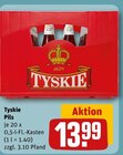 Aktuelles Tyskie Pils Angebot bei REWE in Kiel ab 13,99 €