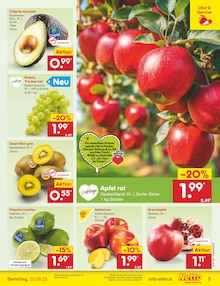 Äpfel im Netto Marken-Discount Prospekt "Aktuelle Angebote" mit 60 Seiten (Saarbrücken)