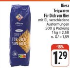 Teigwaren Für Dich von Hier bei nah und gut im Regis-Breitingen Prospekt für 1,29 €