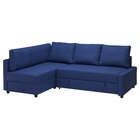 Aktuelles Eckbettsofa mit Bettkasten Skiftebo blau Skiftebo blau Angebot bei IKEA in Düsseldorf ab 579,00 €