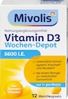 Vitamin D3 5600 I.E. Wochen-Depot Weichkapseln 12 St von Mivolis im aktuellen dm-drogerie markt Prospekt