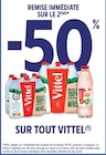 Intermarché Villeneuve-lès-Béziers - Promo -50% remise immédiate sur le 2ème sur tout Vittel Promo -50% remise immédiate sur le 2ème sur tout Vittel à dans le catalogue Intermarché à Villeneuve-lès-Béziers