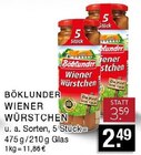 Wiener Würstchen im Angebot bei EDEKA in Bottrop Wiener Würstchen Angebote von Böklunder bei EDEKA Bottrop für 2,49 €