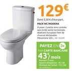 Pack WC Modena - Mr.Bricolage à Agen Pack WC Modena en promo chez Mr.Bricolage Agen à 129,00 €