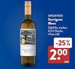 Sauvignon Blanc im ALDI SÜD Prospekt Sauvignon Blanc von AFRICAN ROCK im aktuellen ALDI SÜD Prospekt für 2,00 €