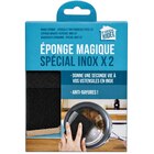 Lot de 2 éponges nettoyantes "spécial Inox" à 1,99 € dans le catalogue Carrefour