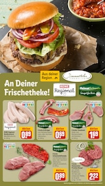 Bratwurst im REWE Prospekt in Kleve Aktueller REWE Prospekt mit Bratwurst, "Dein Markt", Seite 10