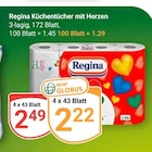 GLOBUS Krefeld - Küchentücher mit Herzen Angebot im Prospekt Küchentücher mit Herzen bei GLOBUS im Krefeld Prospekt für 2,22 €