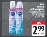 Diamond Volume Haarspray Angebote von Nivea bei EDEKA Bayreuth für 2,99 €