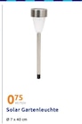 Solar Gartenleuchte im aktuellen Action Prospekt für 0,75 €