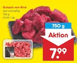 Gulasch vom Rind Angebote bei Netto Marken-Discount Aschaffenburg für 7,99 €