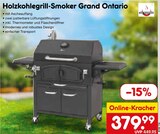 Holzkohlegrill-Smoker Grand Ontario im Angebot bei Netto Marken-Discount in Bremerhaven Holzkohlegrill-Smoker Grand Ontario Angebote bei Netto Marken-Discount Bremerhaven für 379,99 €