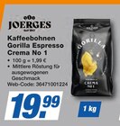 expert Cham - Kaffeebohnen Gorilla Espresso Crema No 1 Angebot im Prospekt Kaffeebohnen Gorilla Espresso Crema No 1 bei expert im Cham Prospekt für 19,99 €