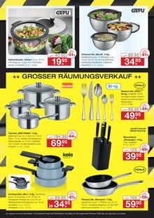 Pfanne im Möbel Inhofer Prospekt "GROSSER RÄUMUNGSVERKAUF" mit 12 Seiten (Ingolstadt)