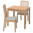 Tisch und 2 Stühle Eiche Eichenachbildung/Orrsta hellgrau im IKEA Prospekt zum Preis von 318,98 €