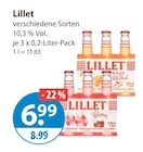Verschiedene Sorten von Lillet im aktuellen V-Markt Prospekt für 6,99 €