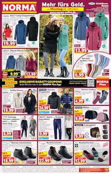 Bekleidung im aktuellen Norma Prospekt (Nürnberg) Bekleidung im Norma Prospekt "Mehr fürs Geld" mit 27 Seiten (Nürnberg)