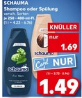 Shampoo oder Spülung im Angebot bei Kaufland in Weiden Shampoo oder Spülung Angebote von Schauma bei Kaufland Weiden für 1,49 €