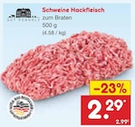 Schweine Hackfleisch bei Netto Marken-Discount im Gorschendorf Prospekt für 2,29 €