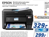 Aktuelle Drucker Angebote bei expert in Hildesheim Aktuelles Multifunktionsdrucker EcoTank ET-4850 Angebot bei expert in Hildesheim ab 299,00 €