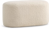 JYSK Pouf OREBO 84x45 Teddyplüsch off-white von JYSK im aktuellen JYSK Prospekt
