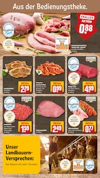 REWE Hackfleisch im Prospekt 