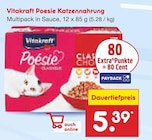 Aktuelles Poesie Katzennahrung Angebot bei Netto Marken-Discount in Oldenburg ab 5,39 €