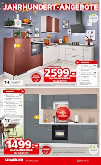 Backofen im aktuellen Segmüller Prospekt (Augsburg) Backofen im Segmüller Prospekt "Küchen Spezial" mit 38 Seiten (Augsburg)