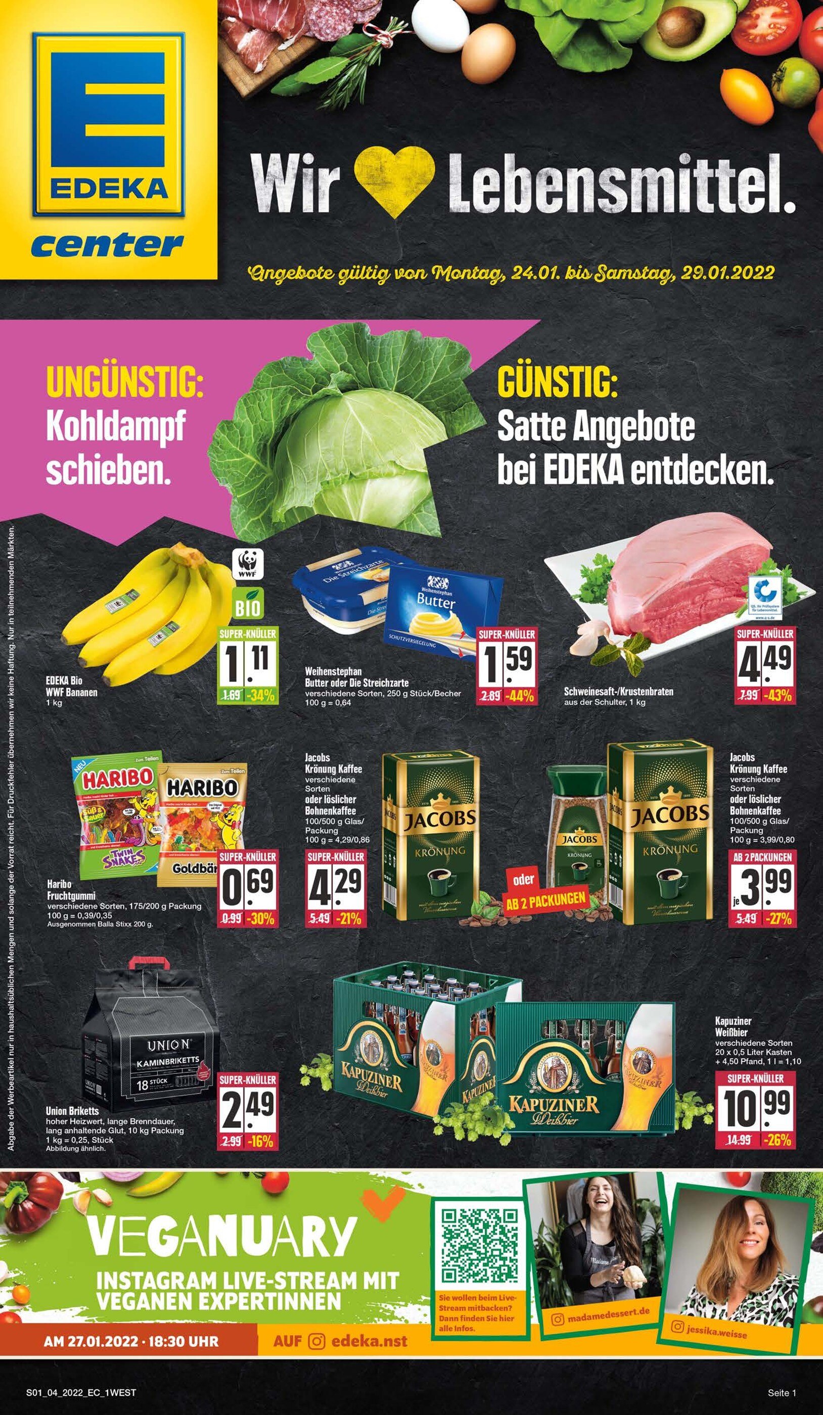 E center Prospekt für Ebenhausen mit 20 Seiten E center Prospekt für Ebenhausen: "Top Angebote!", 20 Seiten, 24.01.2022 - 29.01.2022