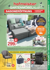 Aktueller hofmeister Möbel & Einrichtung Prospekt in Pforzheim und Umgebung, "SAISONERÖFFNUNG" mit 20 Seiten, 18.03.2026 - 07.04.2026