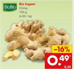 Bio Ingwer von BioBio im aktuellen Netto Marken-Discount Prospekt für 0,49 €