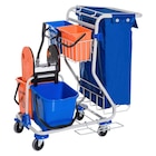 HOMCOM Putzwagen blau Kunststoff B/H/T: ca. 100x103x70 cm für 163,99 € bei POCO im Angebot HOMCOM Putzwagen blau Kunststoff B/H/T: ca. 100x103x70 cm im aktuellen POCO Prospekt