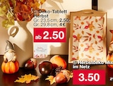 Deko-Tablett Herbst oder Herbstdeko Mix im Netz Angebote bei Woolworth Detmold für 2,50 €