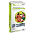 Terreau Universel 20 L Gardenstar en promo chez Auchan Hypermarché Saint-Maur-des-Fossés à 3,49 €