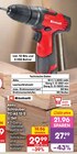 Akku Schrauber TC-AS 12-2 Li Set von Einhell für 27,99 € bei Netto Marken-Discount im Angebot Akku Schrauber TC-AS 12-2 Li Set von Einhell im aktuellen Netto Marken-Discount Prospekt