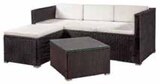 Polyrattan-Lounge Sitzgarnitur Punta Cana im Angebot bei Marktkauf in Greifswald Polyrattan-Lounge Sitzgarnitur Punta Cana Angebote von Juskys bei Marktkauf Greifswald für 219,99 €