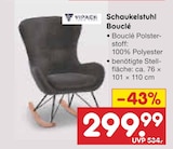 Schaukelstuhl Bouclé bei Netto Marken-Discount im Prospekt "" für 299,99 €
