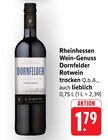 Rheinhessen Wein-Genuss Dornfelder Rotwein trocken Angebote bei E center Sindelfingen für 1,79 €