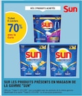 E.Leclerc Fameck - Promo 70% avec la Carte Ticket E.Leclerc sur les produits présents en magasin de la gamme Sun Promo 70% avec la Carte Ticket E.Leclerc sur les produits présents en magasin de la gamme Sun à dans le catalogue E.Leclerc à Fameck