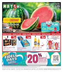 Catalogue Supermarchés Match à Neufchâteau, avec 16 pages Prospectus Supermarchés Match à Neufchâteau, "C'EST TOUS LES JOURS LE MARCHÉ", 16 pages, 07/07/2026 - 19/07/2026
