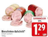 EDEKA - Bierschinken-Aufschnitt Angebot im Prospekt Bierschinken-Aufschnitt bei EDEKA im Prospekt "" für 1,29 €