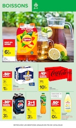 Prix et réduction Citronnade dans le prospectus Carrefour en cours Offre Citronnade dans le catalogue Carrefour du moment à la page 21
