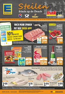EDEKA Prospekt der Woche "Aktuelle Angebote" Seite 1, 05.05.2025 bis 10.05.2025 für Euskirchen Aktueller EDEKA Prospekt "Aktuelle Angebote" Seite 1 von 24 Seiten für Euskirchen