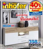 Möbel Inhofer Prospekt für Nersingen mit 16 Seiten Möbel Inhofer Prospekt für Nersingen: "Sonderbeilage Kleinmöbel", 16 Seiten, 22.03.2021 - 17.04.2021