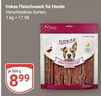 Dokas Fleischsnack für Hunde bei GLOBUS im Prospekt "" für 8,99 €