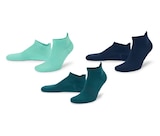 Tchibo im Supermarkt - 3 Paar Sportsocken, navy/petrol/blau Angebot im Prospekt 3 Paar Sportsocken, navy/petrol/blau bei Tchibo im Supermarkt im Prospekt "" für 8,99 €